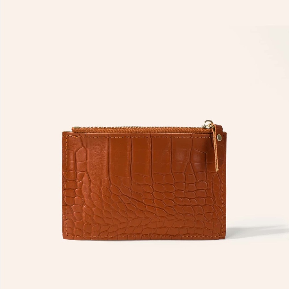 ⚠️Clearance Brown Leather Wallet With Zipper and Card Slots - Picture 3 of 5